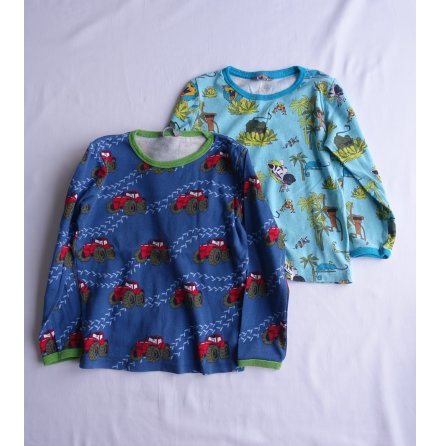 Kids by Lindex, 2-pack tröjor med strl 110/116